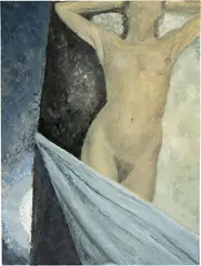 Silvia Gertsch, Nude, 1984, Gouache on wove paper