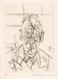 Alberto Giacometti, André du Bouchet II, 1955/1956, Etching on wove paper