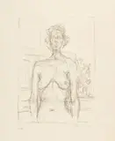 Alberto Giacometti, Nu aux fleurs