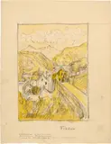 Giovanni Giacometti, Finero, 1907, Watercolour over pencil on strong wove paper