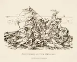 Théodore Géricault, Shipwreck of the Meduse, 1820, Lithograph on wove paper