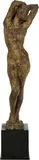 Hermann Haller, Stehender weiblicher Akt, Bronze on black wooden base