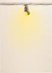 Alfred Hofkunst, 4 Blatt Graphik zum Thema "Glühbirne", 1969, 4 Colour silk-screens, each on wove paper