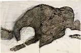 Rolf Iseli, Ohne Titel, 1966, Indian ink, pencil and opaque white on wove paper