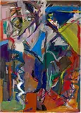 Shirley Jaffe, Untitled, Circa 1958, Gouache on heavy wove paper