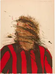 Rolf Iseli, Homme cactüsse im Schütterlibli, 1973, Colour lithograph on wove paper