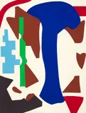 Shirley Jaffe, 3 Abstrakte Kompositionen, Circa 1975, 3 Colour screenprints on wove paper
