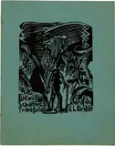 Ernst Ludwig Kirchner, Ausstellungskatalog, Kunsthandlung Ludwig Schames, Frankfurt am Main, Januar/Februar 1920, All 1919, 3 Woodcuts: 1 on blue wove paper, 2 on cream-coloured wove paper