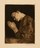 Käthe Kollwitz, Betendes Mädchen