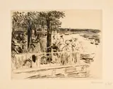 Max Liebermann, Restaurant am Wasser (De Vink bei Leiden)