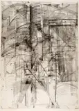 Bernhard Luginbühl, Grosser Kupferstich, 1961, Etching on heavy wove paper