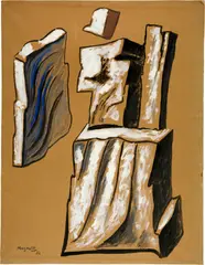 Alberto Magnelli, Pierres, 1932, Gouache on wove paper