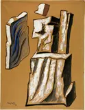 Alberto Magnelli, Pierres, 1932, Gouache on wove paper