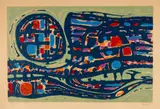Alfred Manessier, La route (fond vert)
