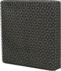 François Morellet, Sans titre, 1973, Metal grid over wood, mounted on metal plate