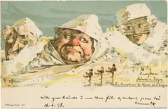 Emil Nolde, Sammelnummer von 3 Postkarten, 1897, Colour offset print