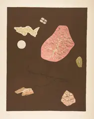 Nachthimmel mit Achaten by Meret Oppenheim, 1971, Colour lithograph on Arches wove paper, with watermark, sold Sep 2025