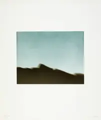 Markus Raetz, Silhouette - At the Promontory of Noses, 2001, Heliogravure and aquatint on Somerset wove paper
