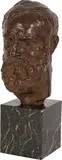 Rodo, Porträt Cuno Amiet (2. Fassung), Circa 1906, Bronze mounted on marble base