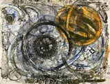 Dieter Roth, Japano-Chinesische Rokkokko Tellersammlung. - Blumen aus Langenthal. - Blumen aus Langenthal, 1985, 1991, 3 Lithographs, 2 of them in colour. One on wove paper, with watermark "Arches France", the other two on heavy laid paper, with watermark "RICHARD DE BAS"