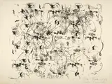 Dieter Roth, Chineo-Japanischer Porzellanstein. - Porzellanstein I. - Luftkampf II, 1985, 1986, 3 Lithographs, each on sturdy laid paper with watermark "RICHARD DE BAS"