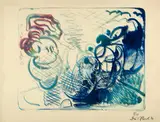 Dieter Roth, o.T. - Blumen aus Langenthal. - Porzellanstein I, 1991, 1986, 3 Lithographs, 2 of them in colour. All on sturdy laid paper, each with watermark "RICHARD DE BAS"