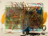 Dieter Roth, Blumen aus Langenthal. - Abklatsch. - o.T., 1986, 1991, 3 Colour lithographs. One on wove paper, with watermark "ZERKALL". Two on sturdy laid paper, each with watermark "RICHARD DE BAS"