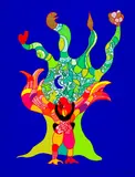 L'oiseau amoureux by Niki de Saint Phalle, 1994, Colour silk-screen on white paper, sold Sep 2025