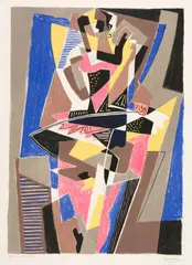Gino Severini, La danseuse. - Nature morte, 1955, 2 Colour lithographs on BFK Rives wove paper with watermark