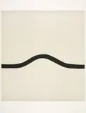 Matias Spescha, Ohne Titel, 1981, Linocut on Rives wove paper with watermark