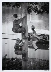 Rosemarie Trockel, Phantasia, 1997, Black and white photograph on glossy paper