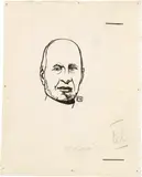 Félix Vallotton, Hervé, Around 1894, Drawing in ink