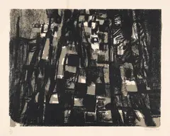 L'Échiquier by Maria Helena Vieira da Silva, 1961, Colour lithograph on wove paper, sold Sep 2025