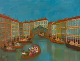 Louis Vivin, Le Pont du Rialto, 1925, Oil on canvas