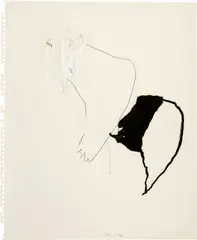 Not Vital, Ohne Titel, Gouache and ink on wove paper
