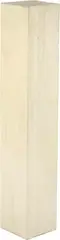 Herman de Vries, Untitled (assembled block), 1963, Wood sculpture, coated in white paint, with quartz sand