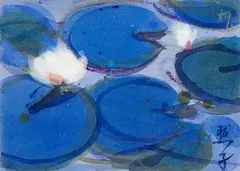 Teruko Yokoi, Untitled, 1989, Egg-tempera and pastel on heavy wove paper
