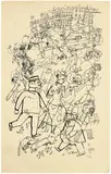 George Grosz, Strassenszene - Hotel Mano