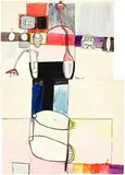 Eva Hesse, Untitled, 1965, Collage, gouache, watercolour and pencil on firm wove paper