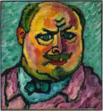 Alexej von Jawlensky, Selbstbildnis, 1912, Oil on cardboard mounted on plywood