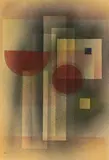 Wassily Kandinsky, Milde Tiefen, May 1928, Watercolour (pochoir) on wove paper mounted on cardboard (probably by the artist)