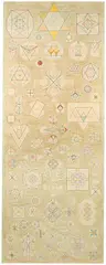 Emma Kunz, Ohne Titel, 1962, Colour pencil, carpenter's pencil, pencil and colour grease crayons