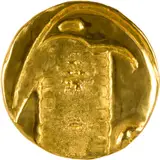 Max Ernst und François Hugo, Oiseau, 1971, Gold, embossed. Original wooden case