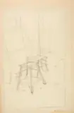 Alberto Giacometti, Tabourets dans l'atelier