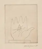 Alberto Giacometti, La main, 1934, Etching on laid paper