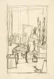 Alberto Giacometti, Sculptures et tableaux dans l’atelier I