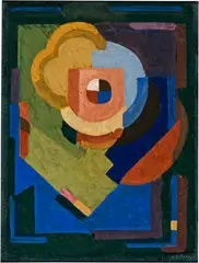 Albert Gleizes, No 1 - Première esquisse, 1931, Gouache and tempera on cardboard
