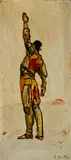 Ferdinand Hodler, Einmütigkeit, sechste Hauptfigur von rechts, 1913, Oil on paper over canvas