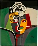 Le Corbusier, Mains croisées sur la tête, 1959, Gouache on thin cardboard