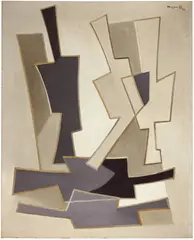 Alberto Magnelli, Conversation illuminée, 1950, Oil on canvas